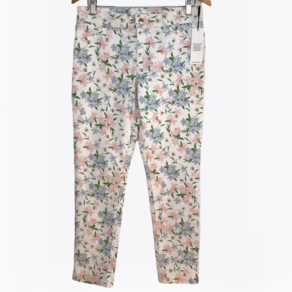 Calvin Klein High-Rise Straight Floral Women’s Jeans/Pants - 6 - Picture 4 of 15